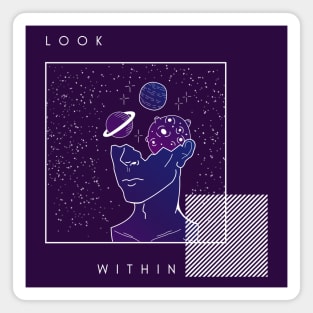 Look Within Galaxy Mind Magnet